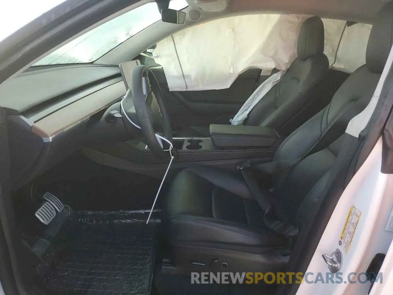 7 fotografías del automóvil dañado 7SAYGDEF2NF388346 TESLA MODEL Y 2022