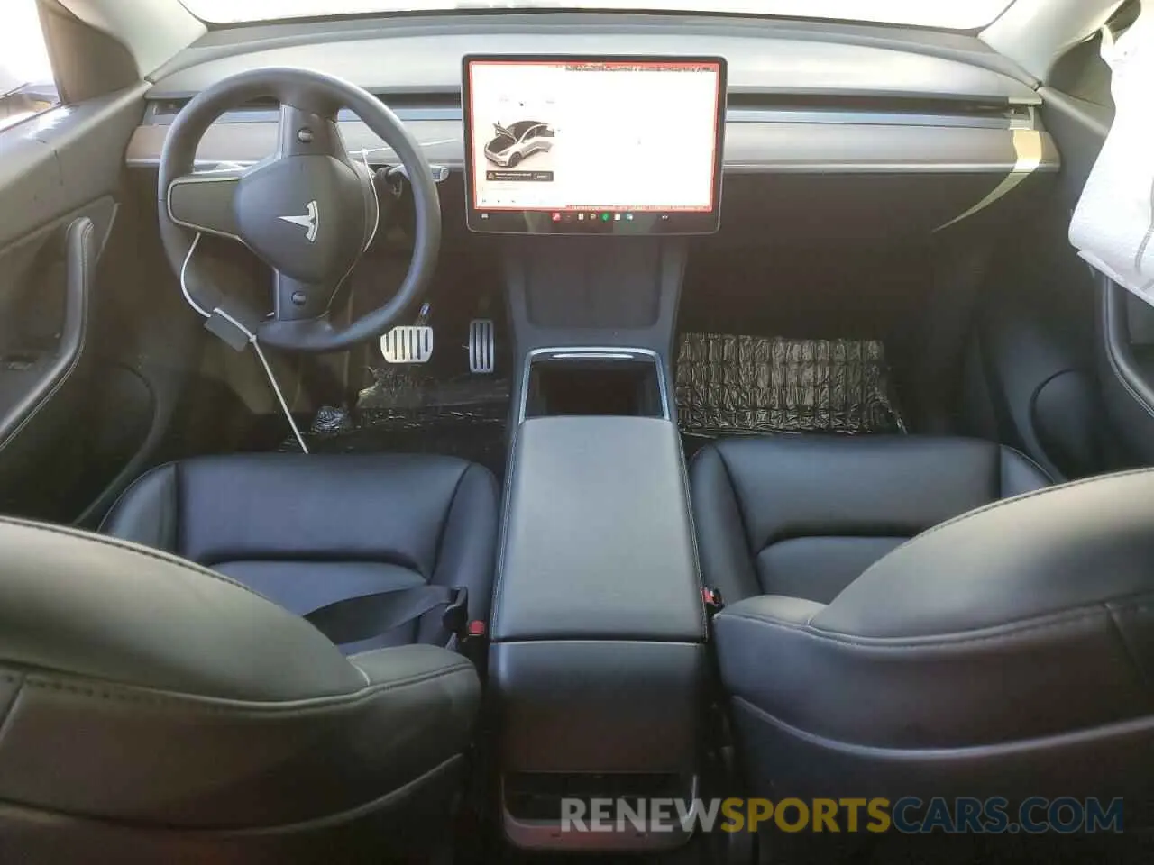 8 fotografías del automóvil dañado 7SAYGDEF2NF388346 TESLA MODEL Y 2022