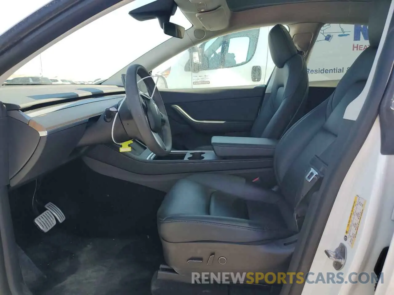 7 fotografías del automóvil dañado 7SAYGDEF2NF407736 TESLA MODEL Y 2022