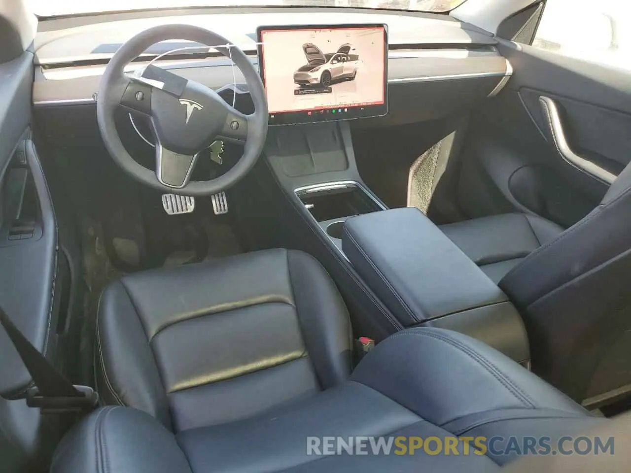 8 fotografías del automóvil dañado 7SAYGDEF2NF407736 TESLA MODEL Y 2022