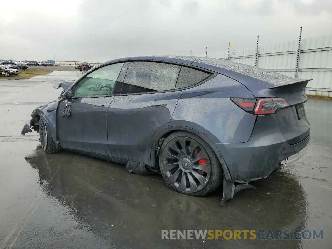2 fotografías del automóvil dañado 7SAYGDEF2NF488043 TESLA MODEL Y 2022