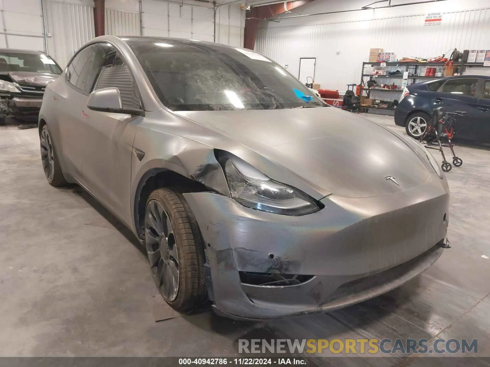 1 fotografías del automóvil dañado 7SAYGDEF2NF491069 TESLA MODEL Y 2022