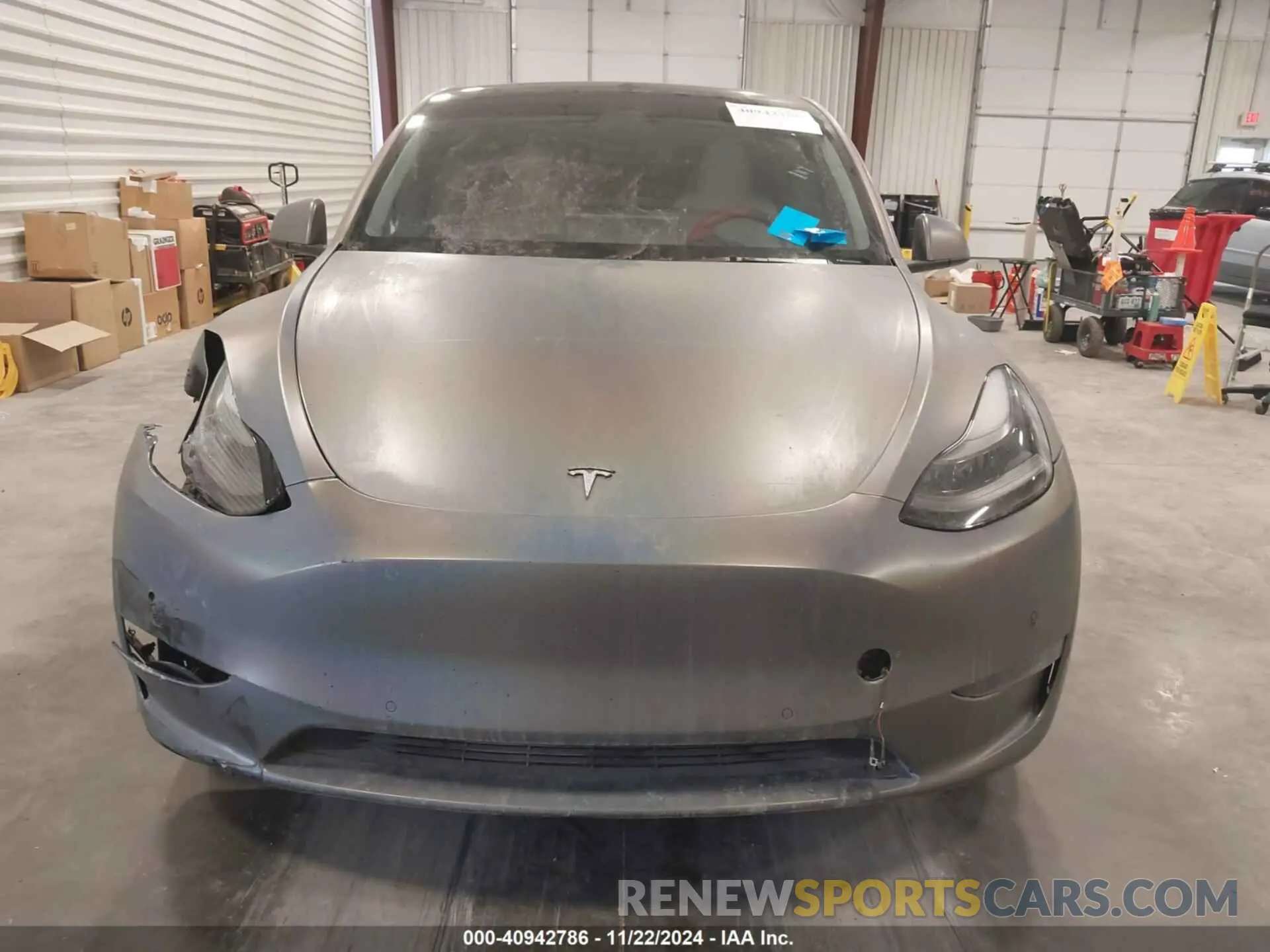 11 fotografías del automóvil dañado 7SAYGDEF2NF491069 TESLA MODEL Y 2022
