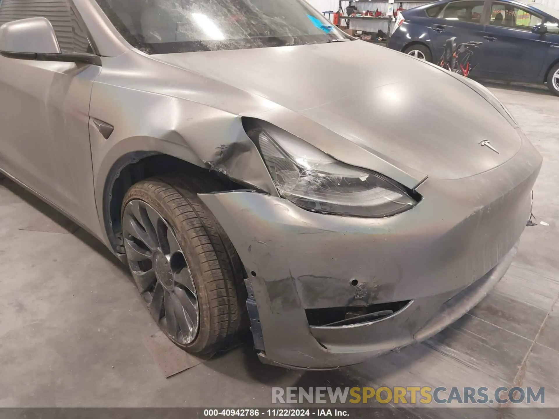 6 fotografías del automóvil dañado 7SAYGDEF2NF491069 TESLA MODEL Y 2022