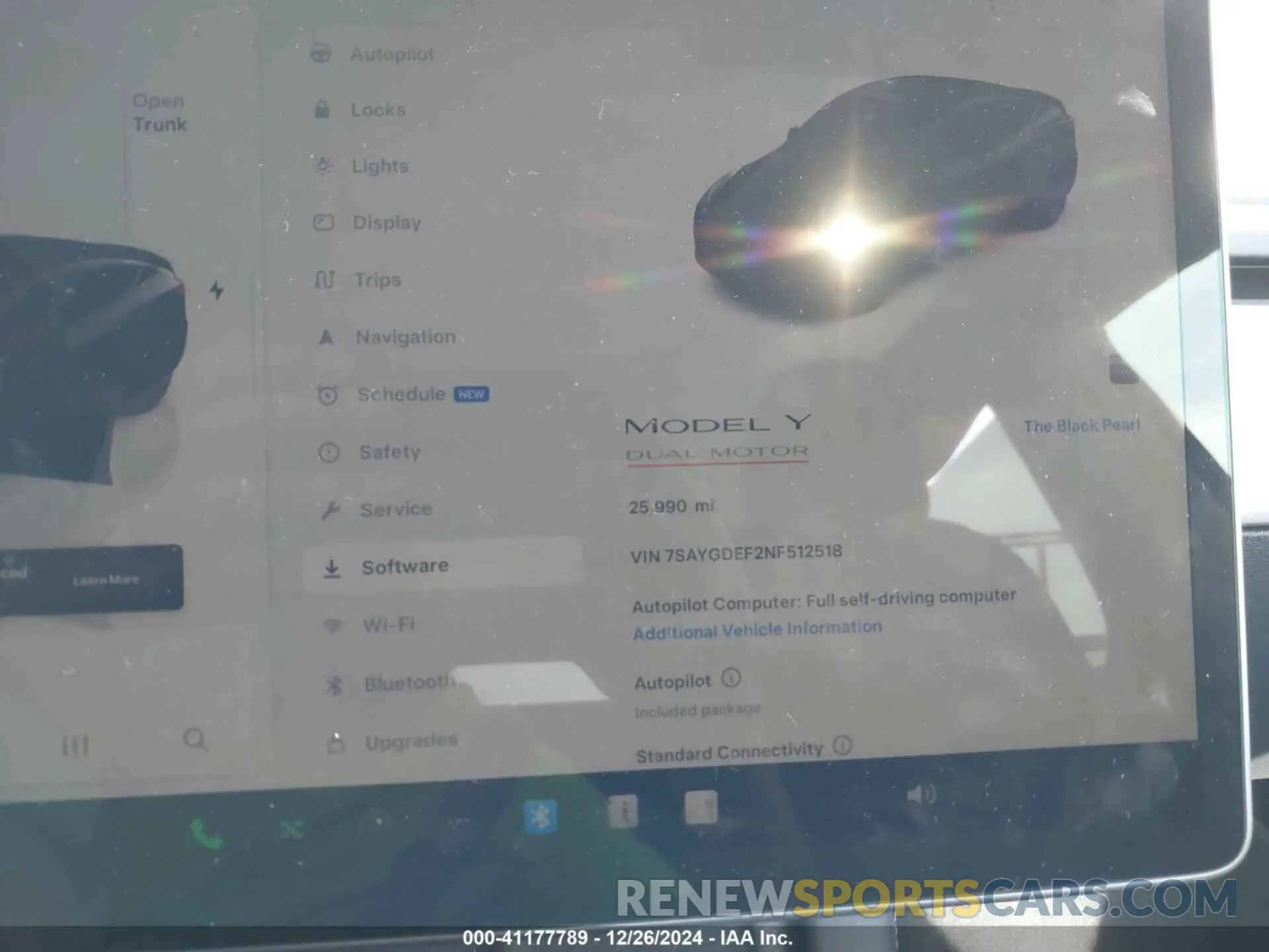 18 fotografías del automóvil dañado 7SAYGDEF2NF512518 TESLA MODEL Y 2022