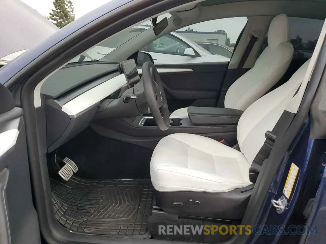 7 fotografías del automóvil dañado 7SAYGDEF2NF524037 TESLA MODEL Y 2022