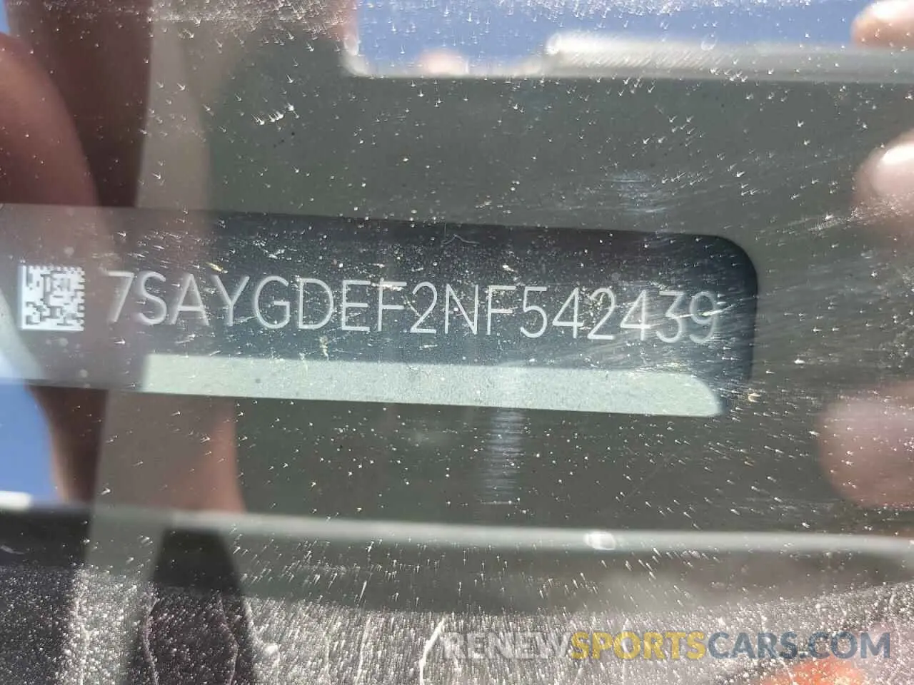 12 fotografías del automóvil dañado 7SAYGDEF2NF542439 TESLA MODEL Y 2022
