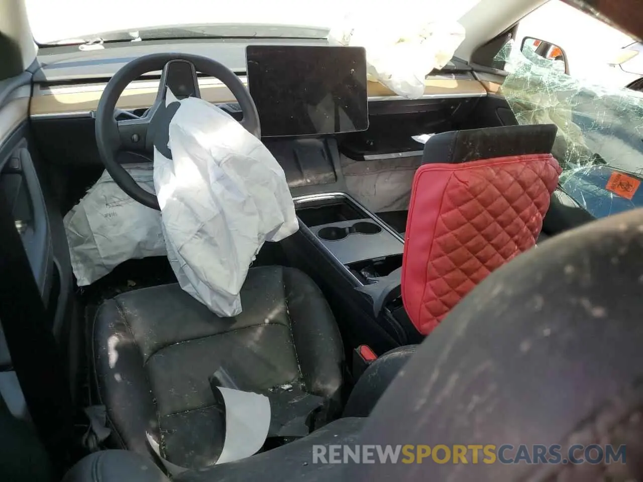 8 fotografías del automóvil dañado 7SAYGDEF2NF542439 TESLA MODEL Y 2022