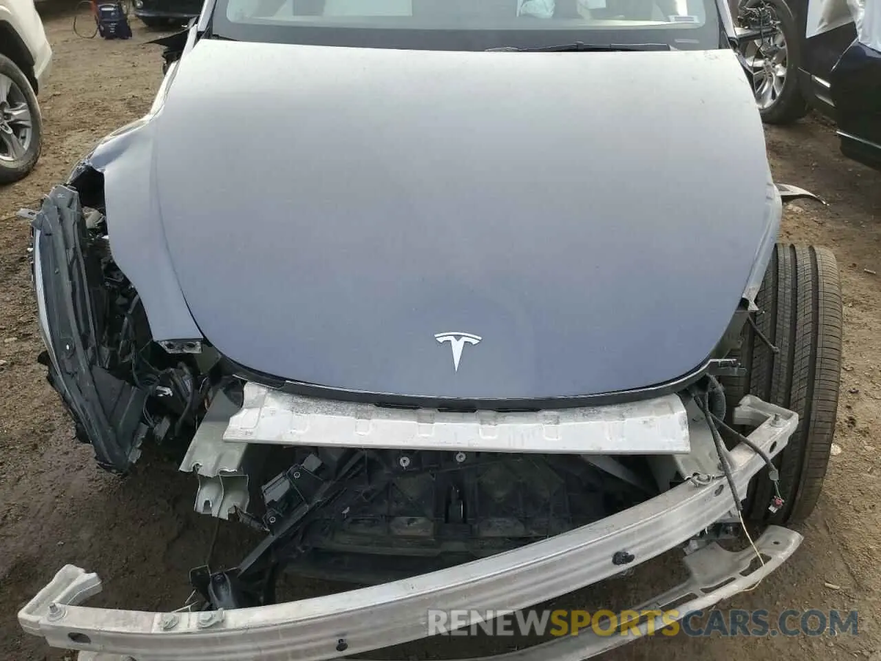 13 fotografías del automóvil dañado 7SAYGDEF3NF326213 TESLA MODEL Y 2022