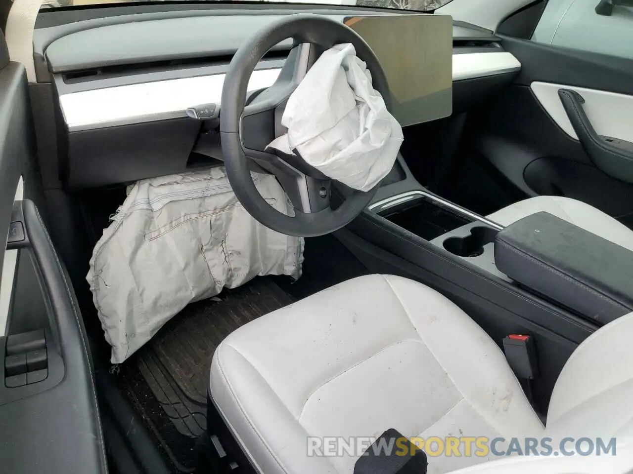 8 fotografías del automóvil dañado 7SAYGDEF3NF326213 TESLA MODEL Y 2022