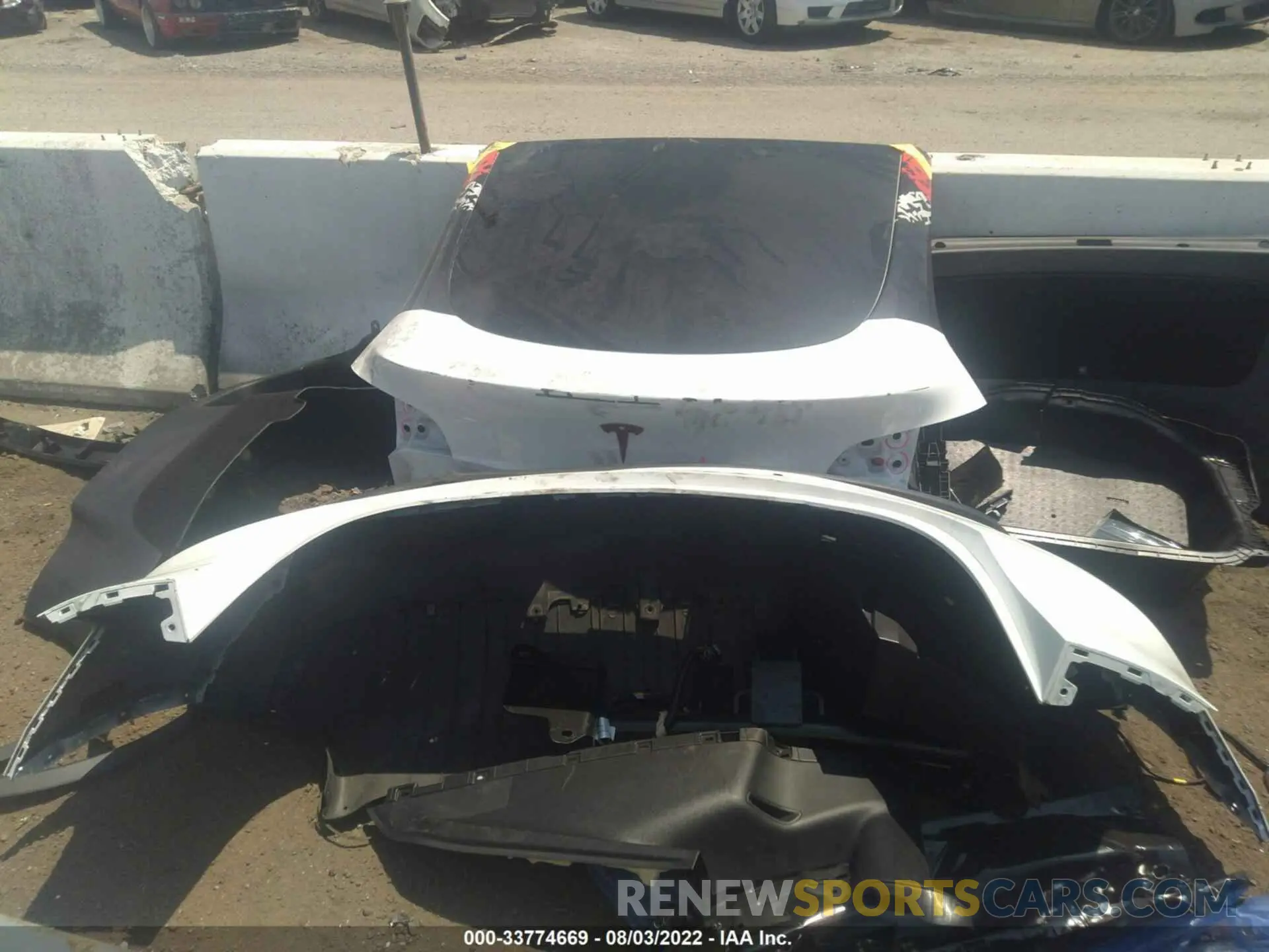 12 fotografías del automóvil dañado 7SAYGDEF3NF326261 TESLA MODEL Y 2022