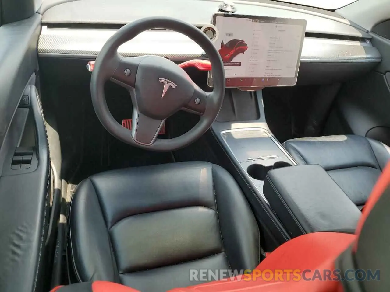 8 fotografías del automóvil dañado 7SAYGDEF3NF326440 TESLA MODEL Y 2022
