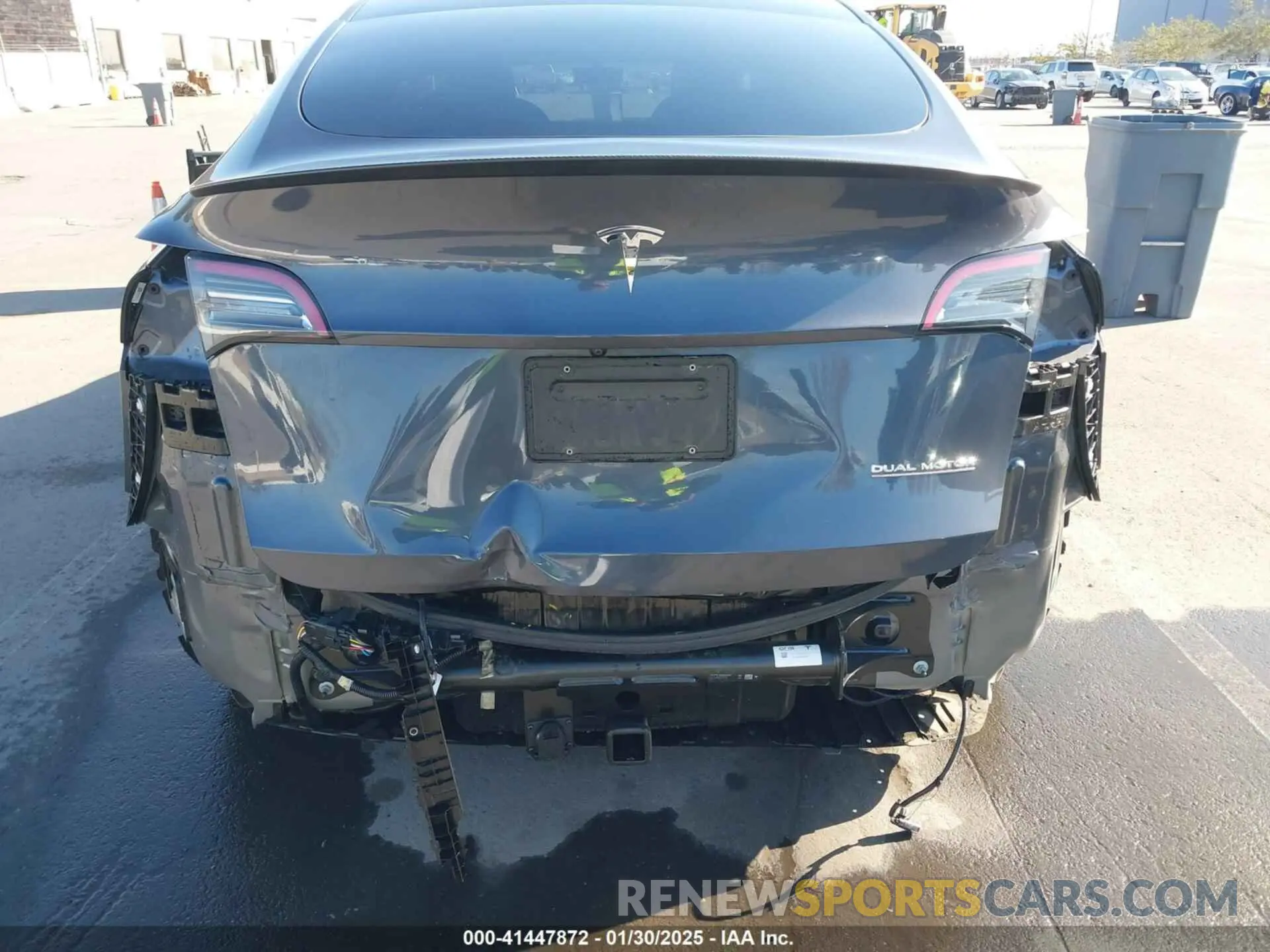 6 fotografías del automóvil dañado 7SAYGDEF3NF403775 TESLA MODEL Y 2022