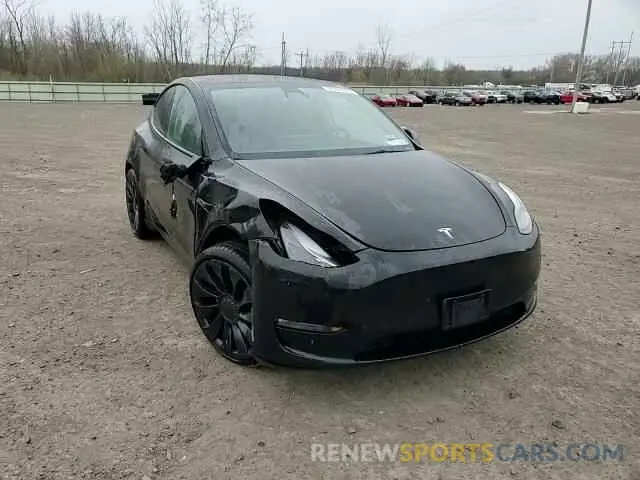 15 fotografías del automóvil dañado 7SAYGDEF3NF453267 TESLA MODEL Y 2022