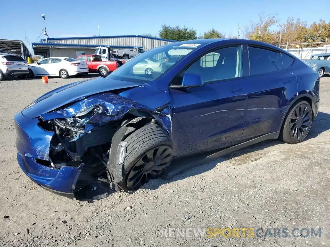 1 fotografías del automóvil dañado 7SAYGDEF3NF484809 TESLA MODEL Y 2022