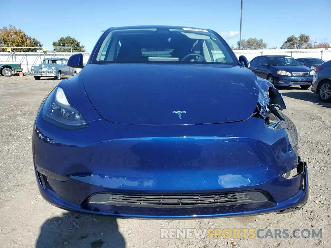 5 fotografías del automóvil dañado 7SAYGDEF3NF484809 TESLA MODEL Y 2022