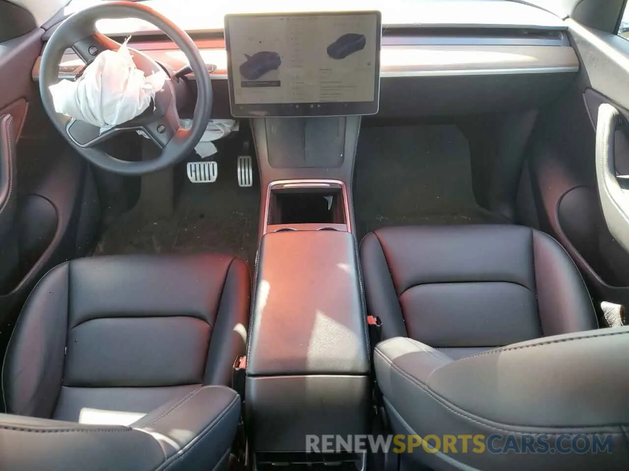 8 fotografías del automóvil dañado 7SAYGDEF3NF484809 TESLA MODEL Y 2022