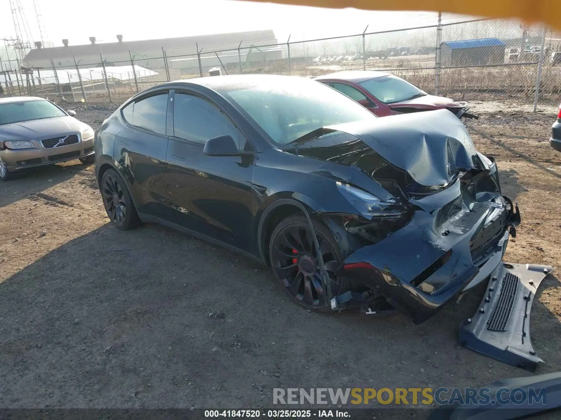 1 fotografías del automóvil dañado 7SAYGDEF3NF486365 TESLA MODEL Y 2022