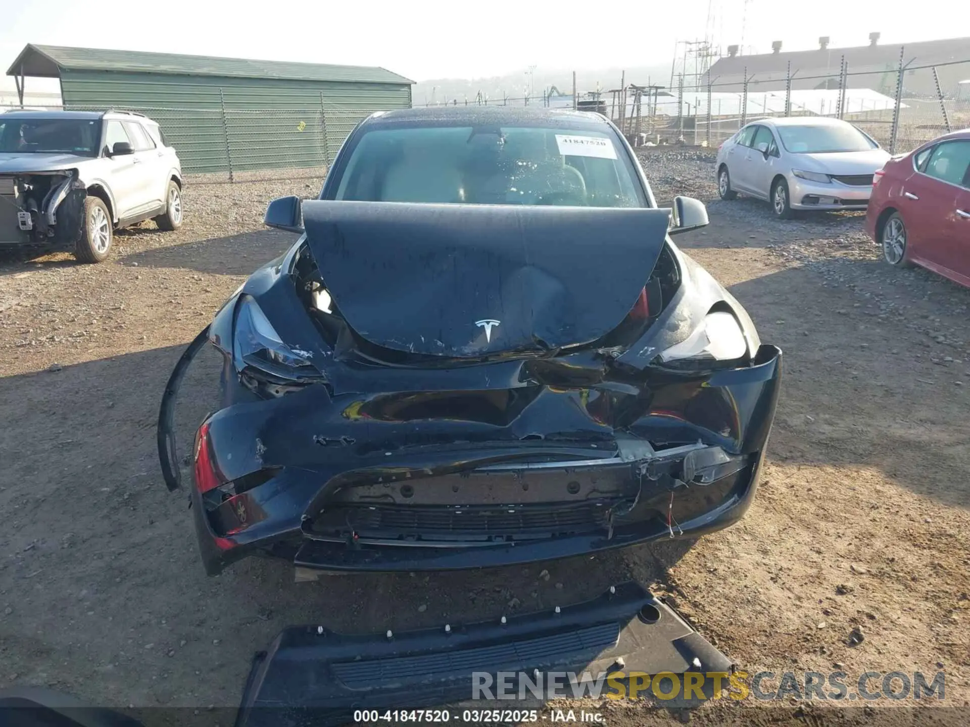 12 fotografías del automóvil dañado 7SAYGDEF3NF486365 TESLA MODEL Y 2022