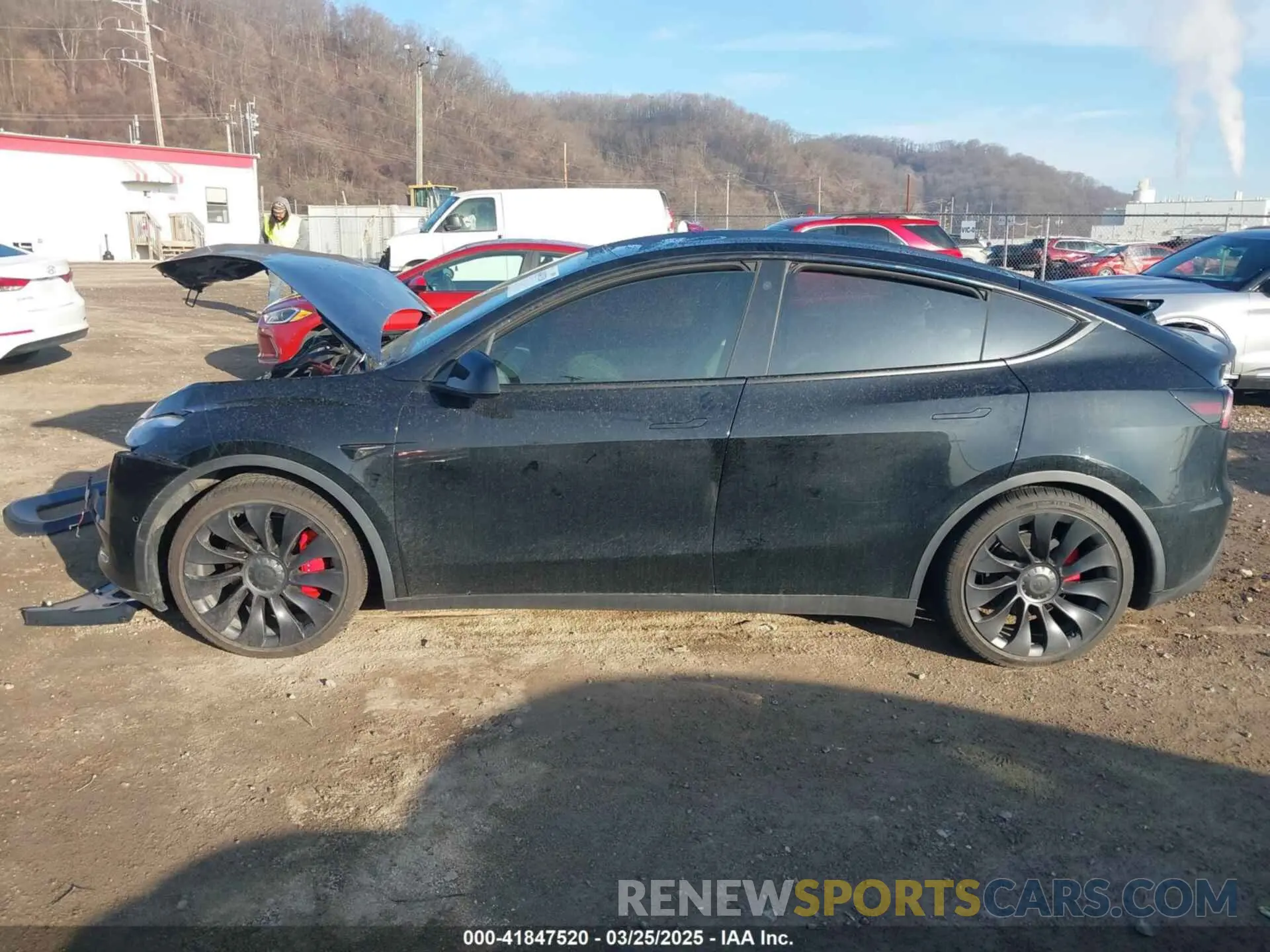 14 fotografías del automóvil dañado 7SAYGDEF3NF486365 TESLA MODEL Y 2022