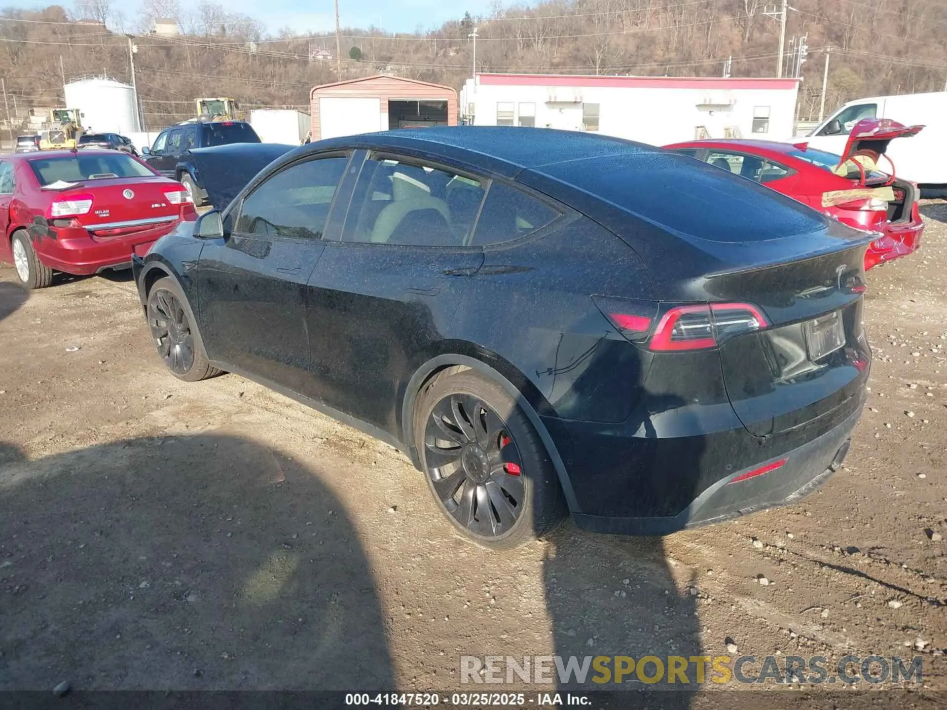 3 fotografías del automóvil dañado 7SAYGDEF3NF486365 TESLA MODEL Y 2022