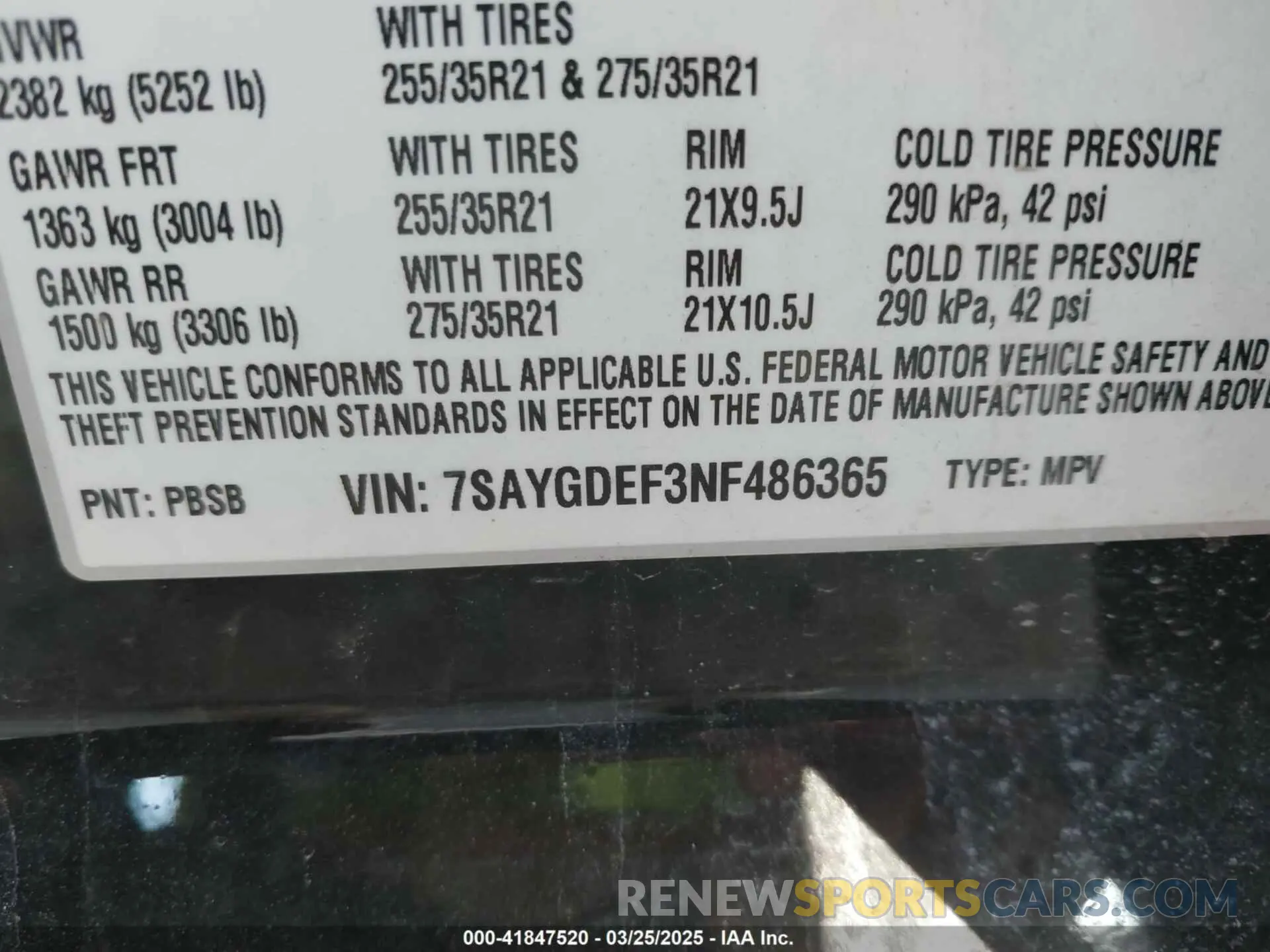 9 fotografías del automóvil dañado 7SAYGDEF3NF486365 TESLA MODEL Y 2022