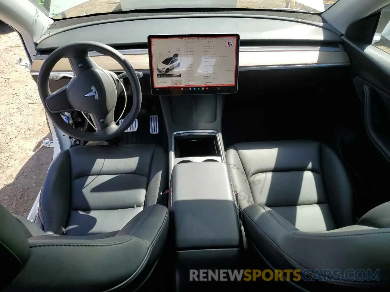 8 fotografías del automóvil dañado 7SAYGDEF3NF486656 TESLA MODEL Y 2022