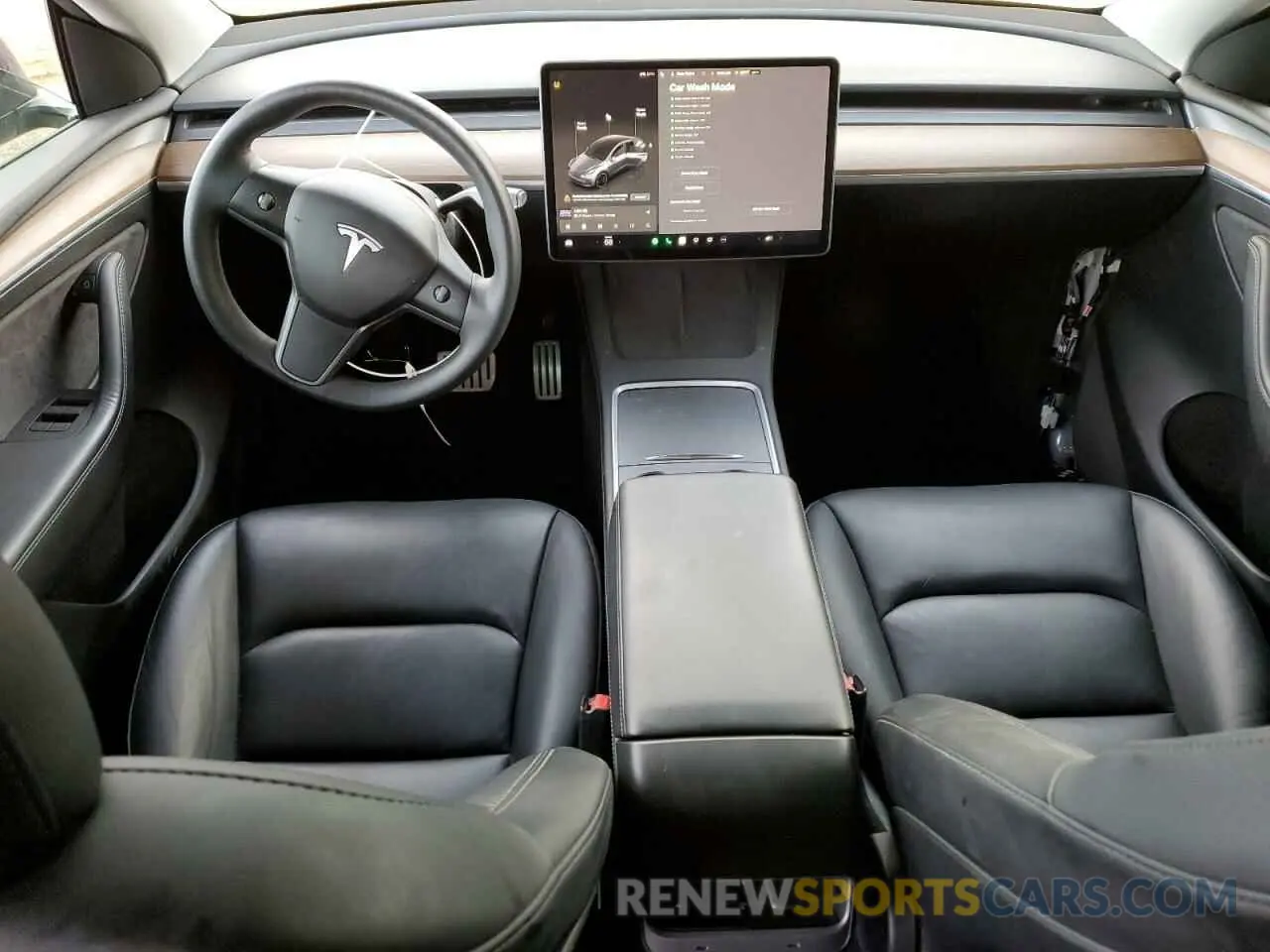 8 fotografías del automóvil dañado 7SAYGDEF3NF543521 TESLA MODEL Y 2022