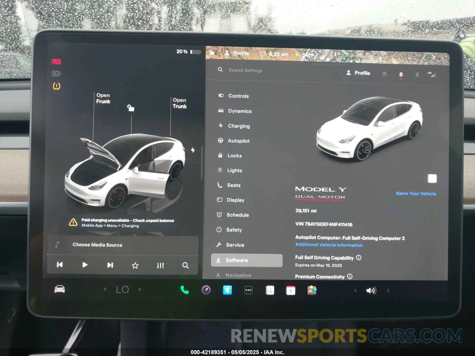 18 fotografías del automóvil dañado 7SAYGDEF4NF411416 TESLA MODEL Y 2022