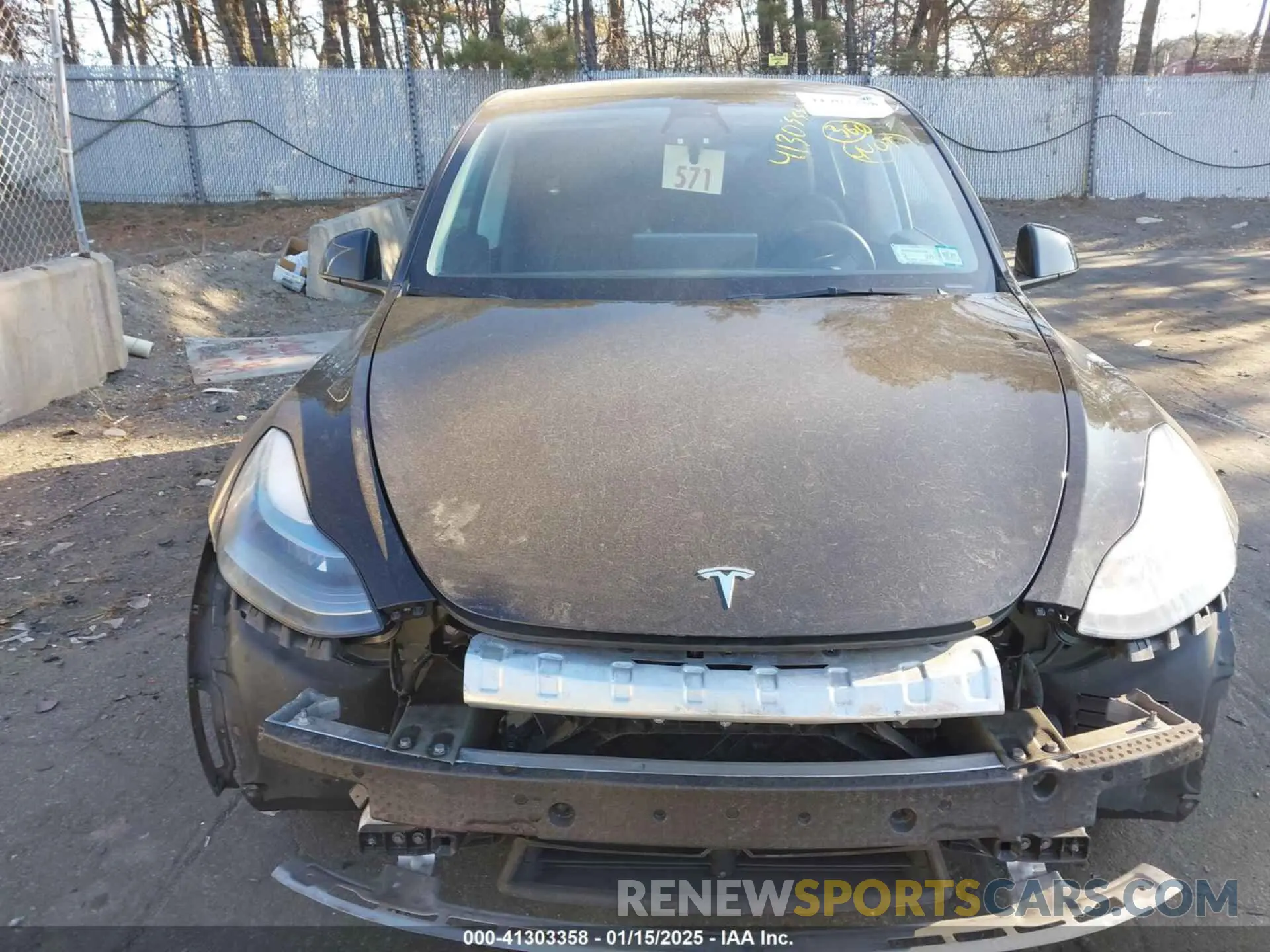 11 fotografías del automóvil dañado 7SAYGDEF4NF457506 TESLA MODEL Y 2022