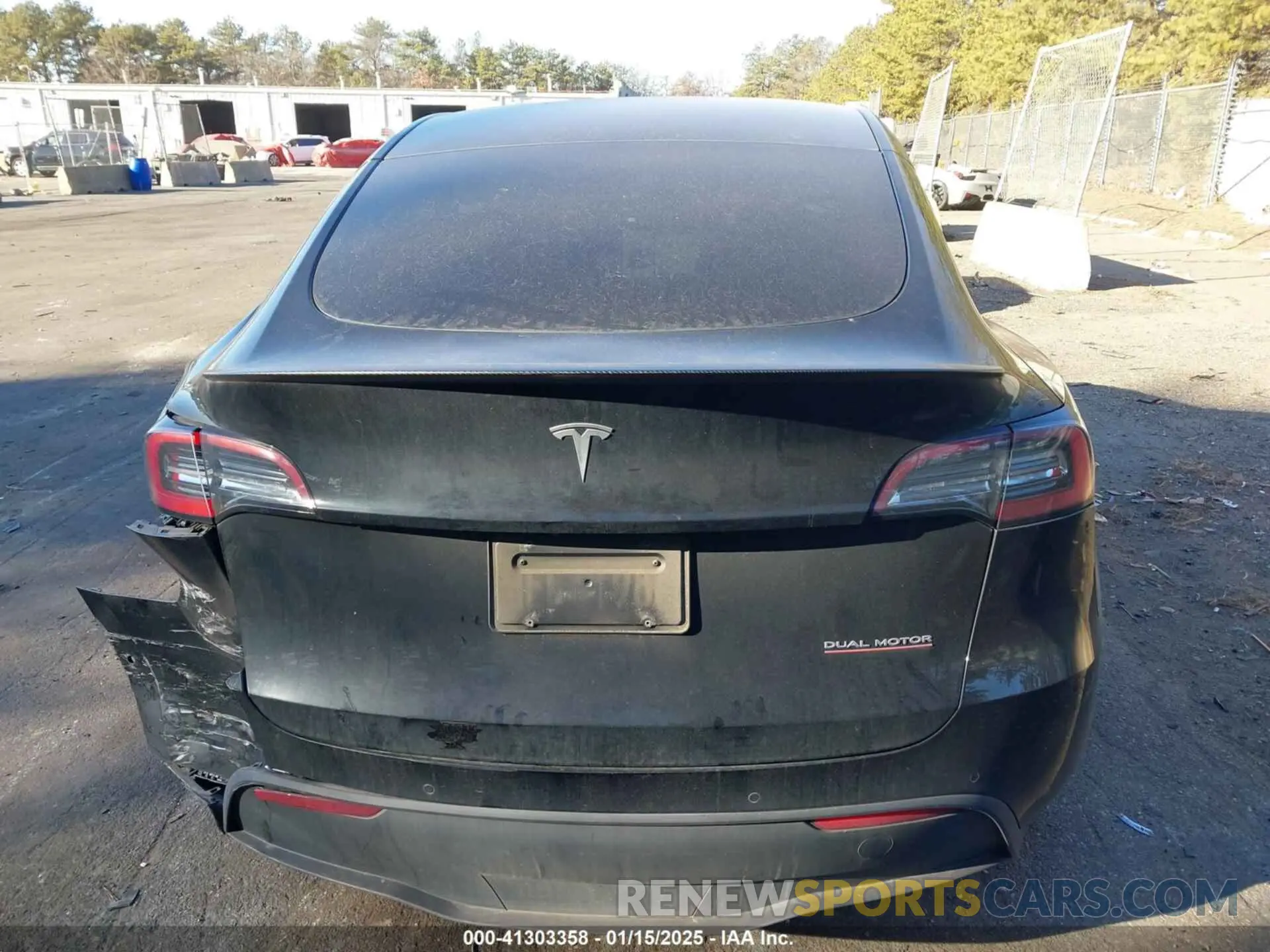 15 fotografías del automóvil dañado 7SAYGDEF4NF457506 TESLA MODEL Y 2022
