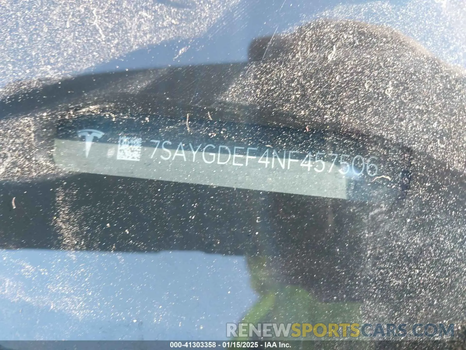 18 fotografías del automóvil dañado 7SAYGDEF4NF457506 TESLA MODEL Y 2022
