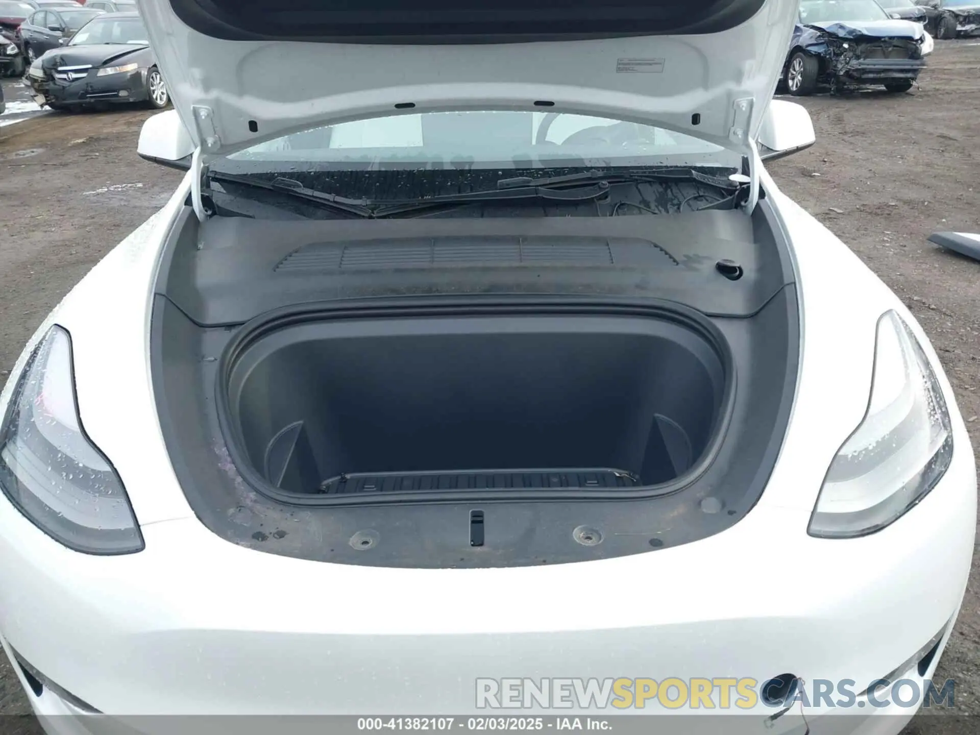 10 fotografías del automóvil dañado 7SAYGDEF4NF510799 TESLA MODEL Y 2022