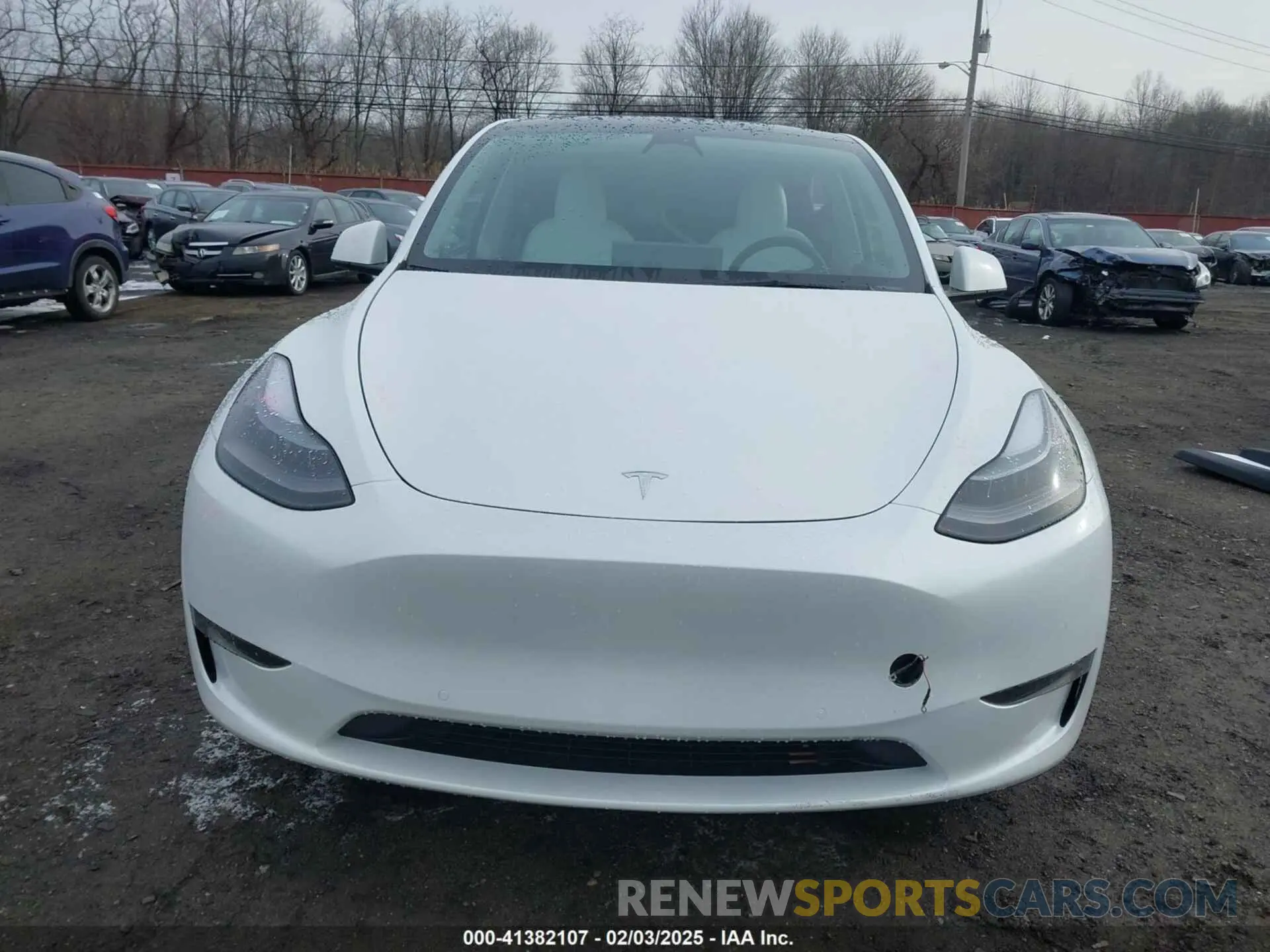13 fotografías del automóvil dañado 7SAYGDEF4NF510799 TESLA MODEL Y 2022