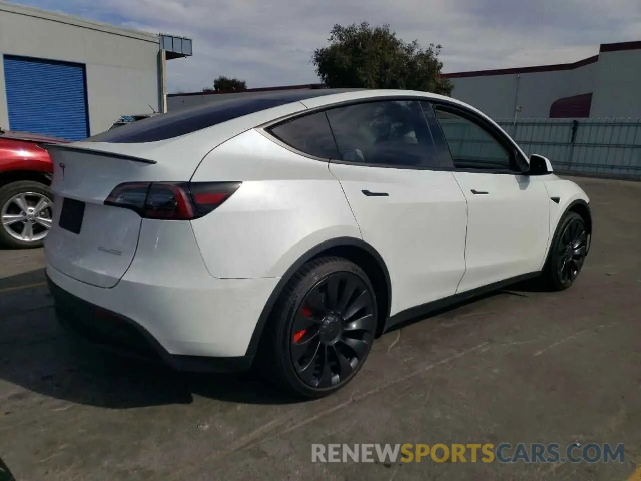 3 fotografías del automóvil dañado 7SAYGDEF4NF545889 TESLA MODEL Y 2022