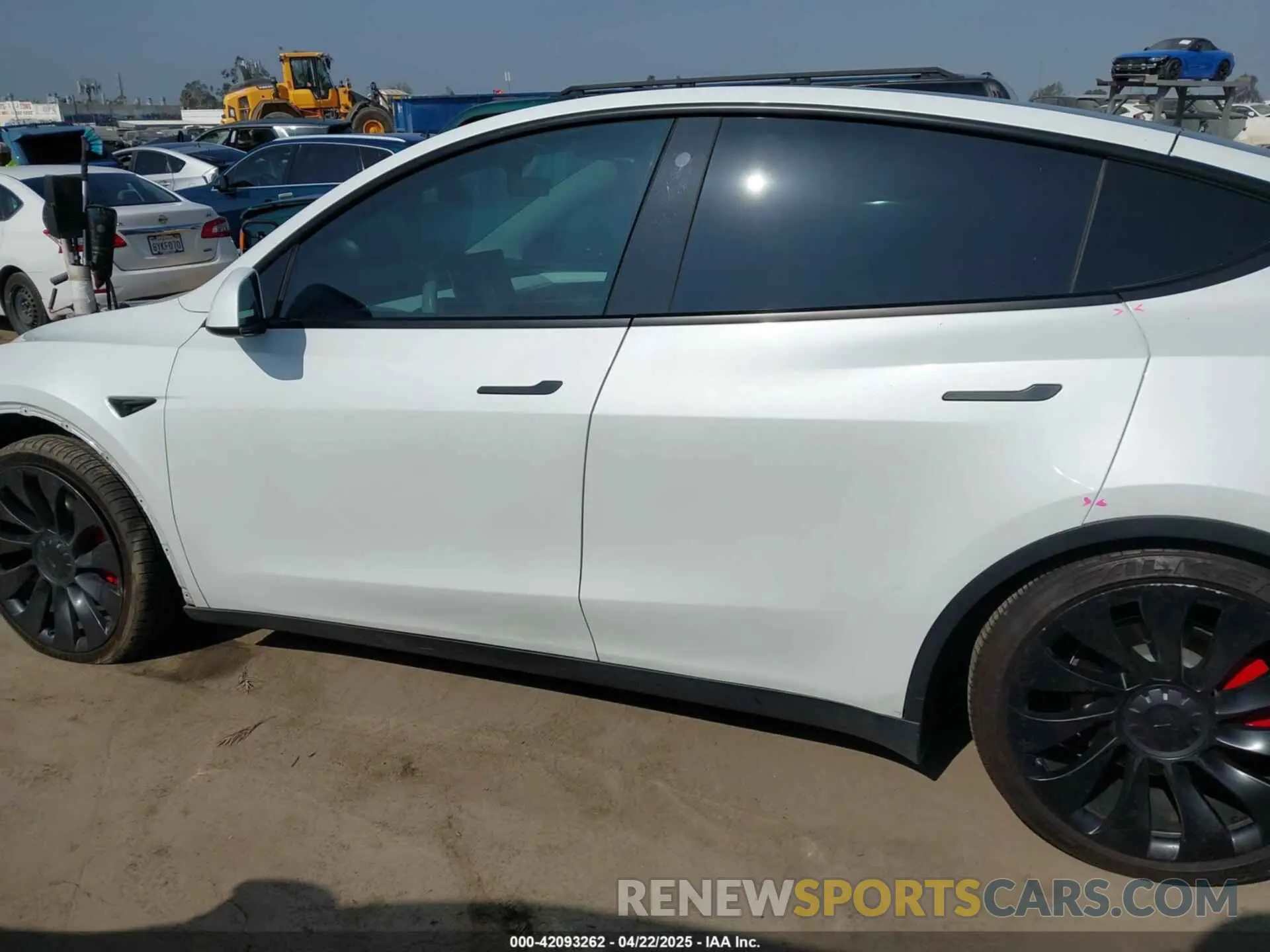 14 fotografías del automóvil dañado 7SAYGDEF4NF555239 TESLA MODEL Y 2022