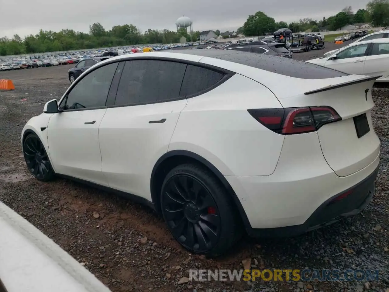 2 fotografías del automóvil dañado 7SAYGDEF4NF564278 TESLA MODEL Y 2022