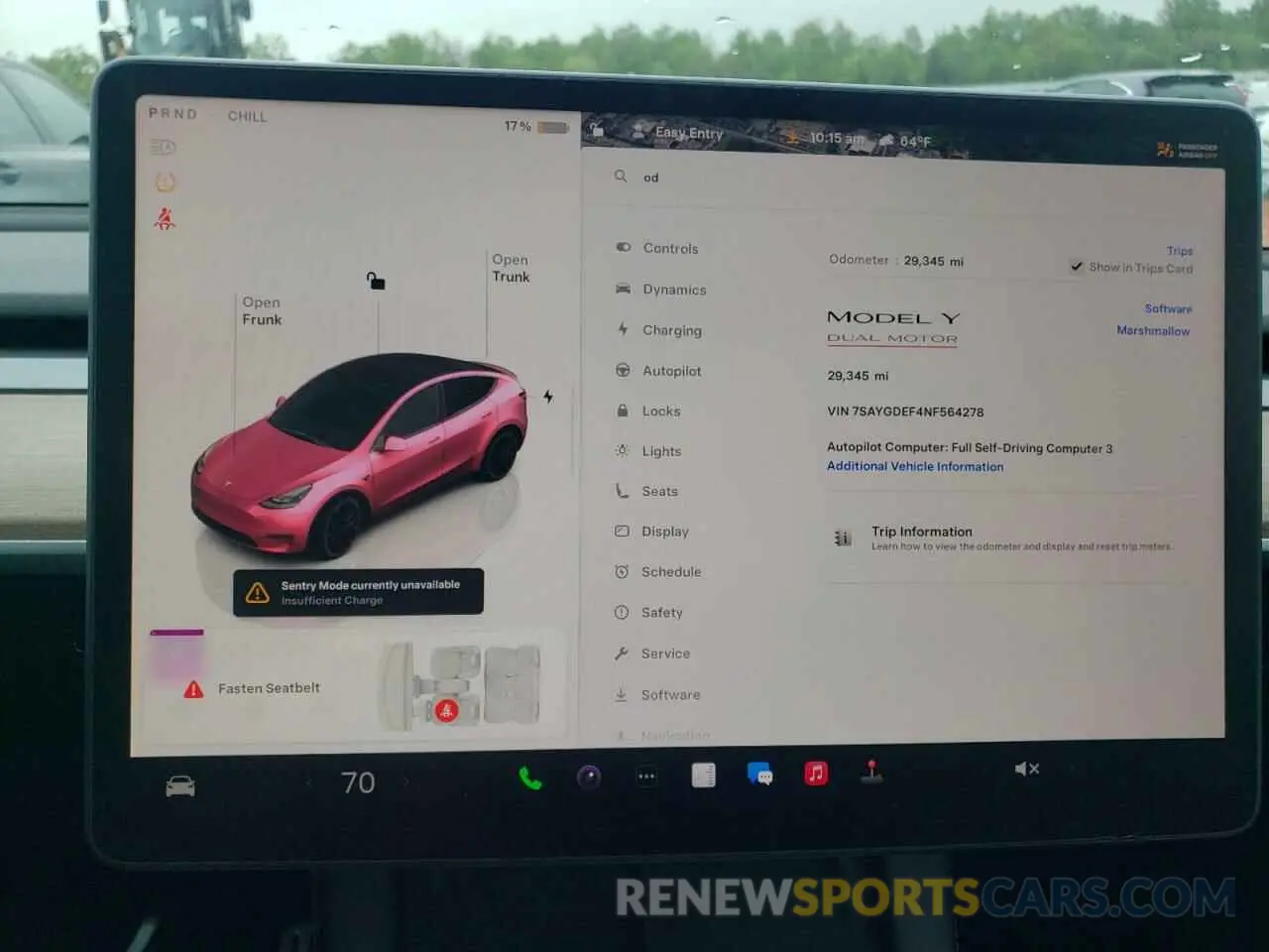 9 fotografías del automóvil dañado 7SAYGDEF4NF564278 TESLA MODEL Y 2022
