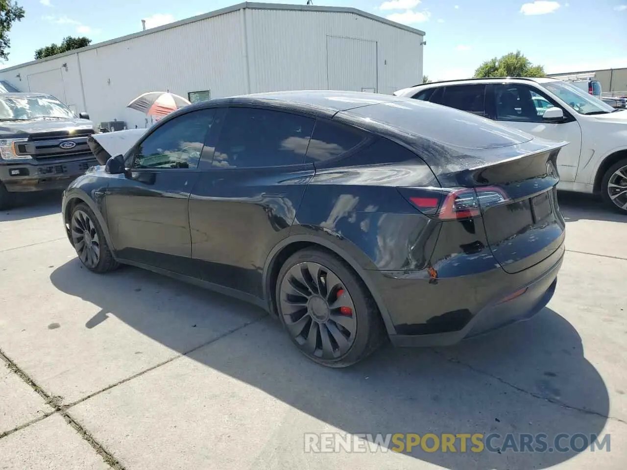 2 fotografías del automóvil dañado 7SAYGDEF5NF343708 TESLA MODEL Y 2022