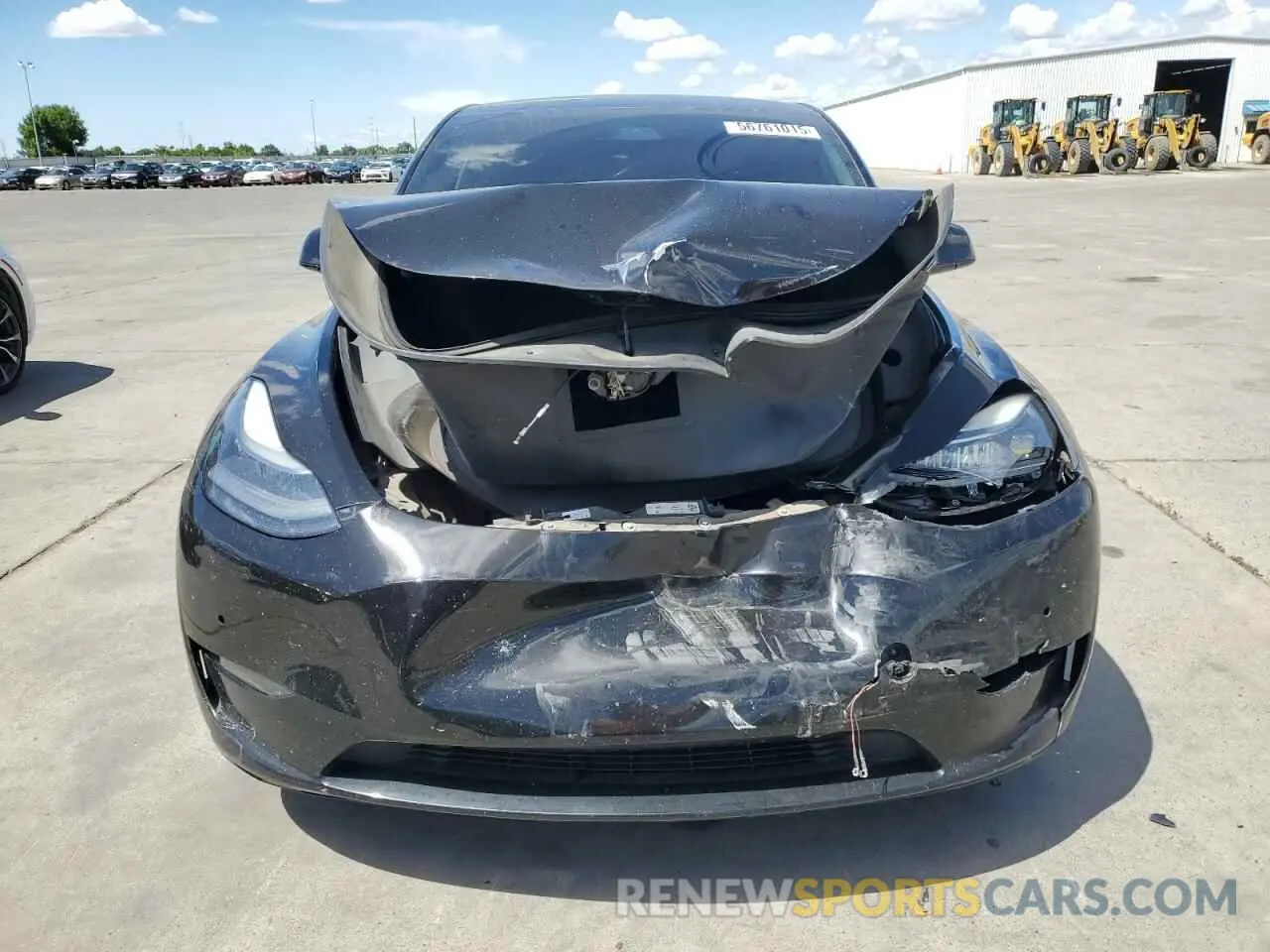 5 fotografías del automóvil dañado 7SAYGDEF5NF343708 TESLA MODEL Y 2022