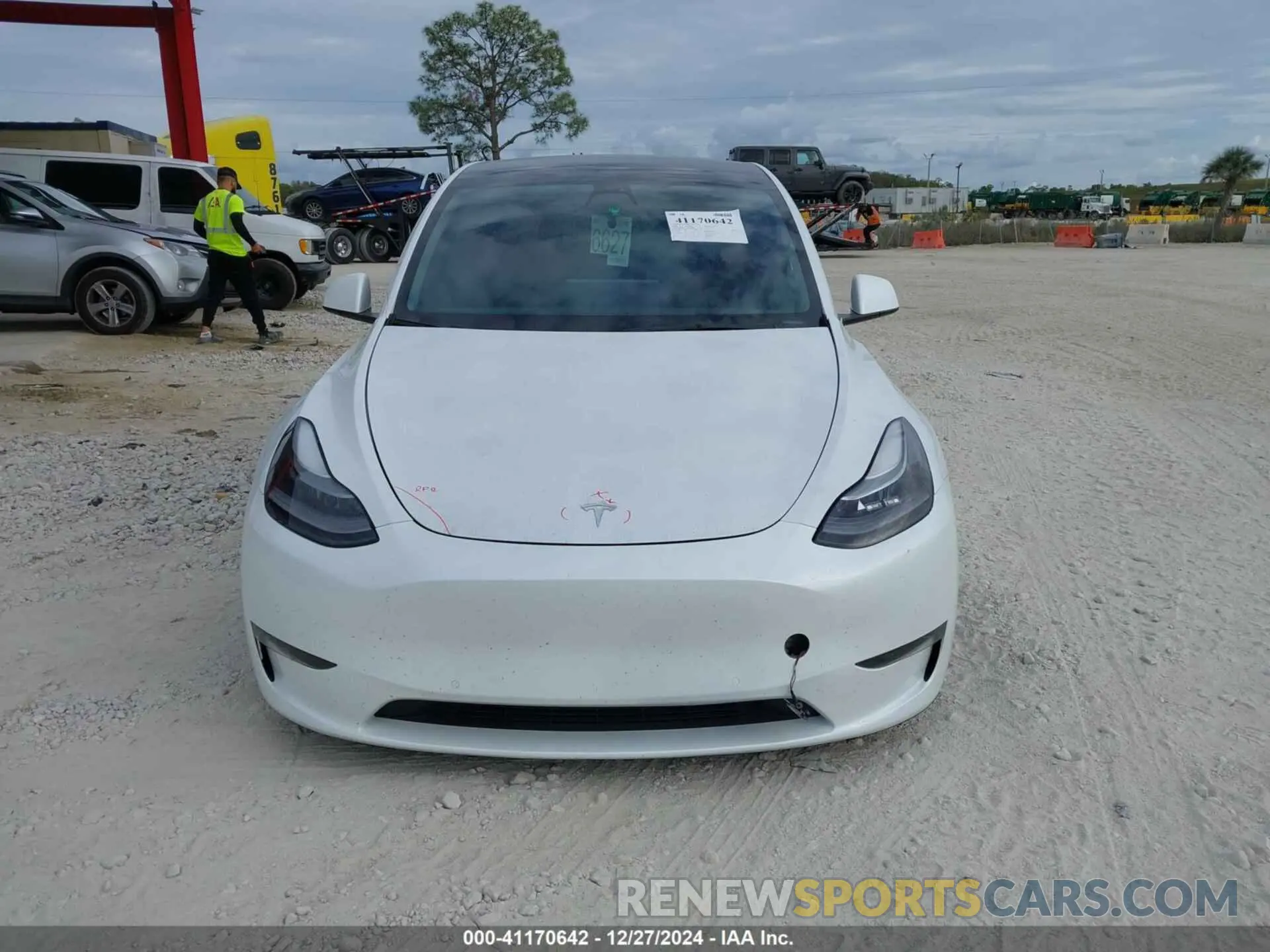 12 fotografías del automóvil dañado 7SAYGDEF5NF379205 TESLA MODEL Y 2022