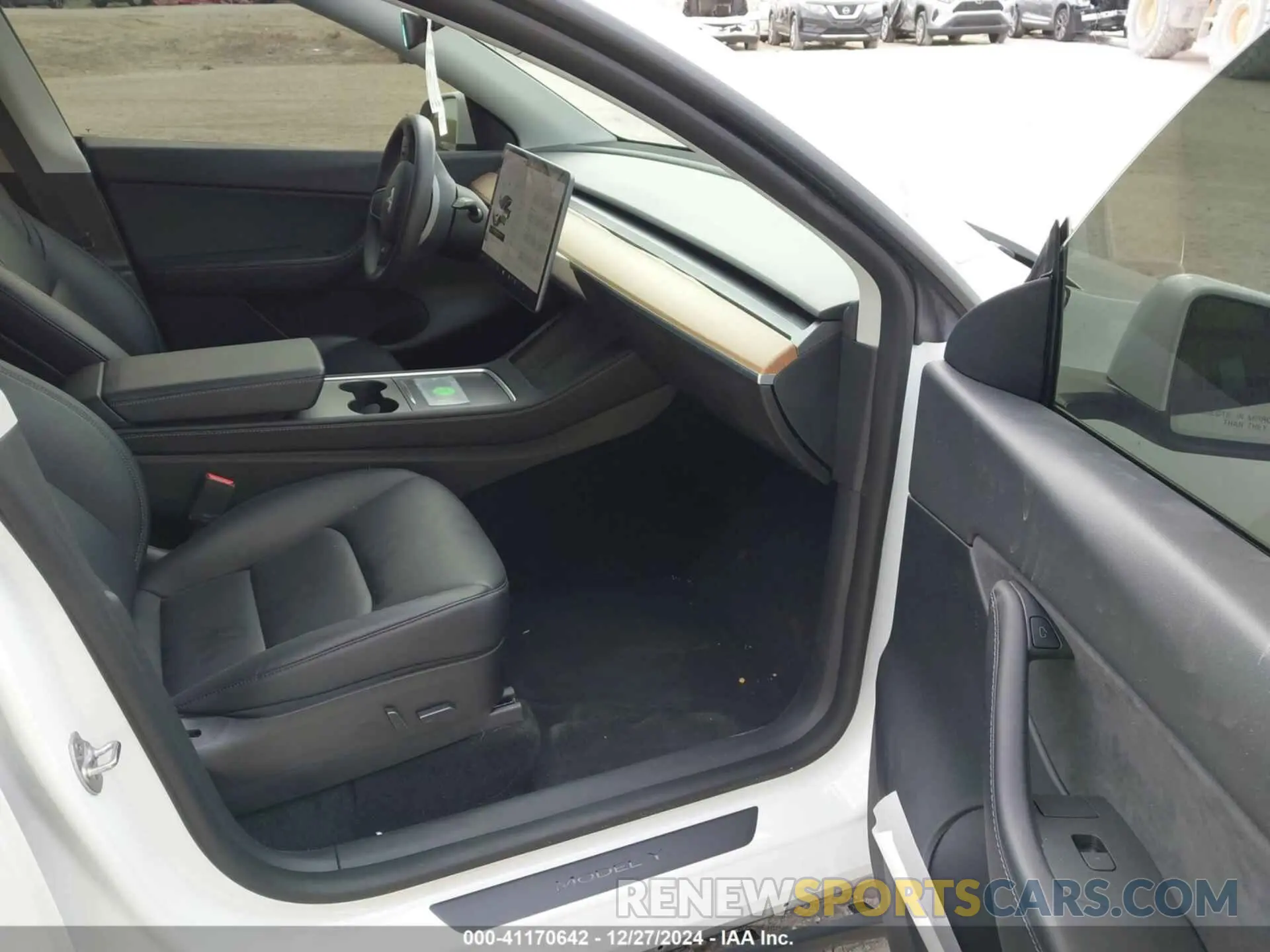 5 fotografías del automóvil dañado 7SAYGDEF5NF379205 TESLA MODEL Y 2022