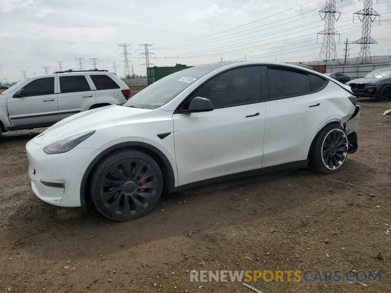 1 fotografías del automóvil dañado 7SAYGDEF5NF380905 TESLA MODEL Y 2022