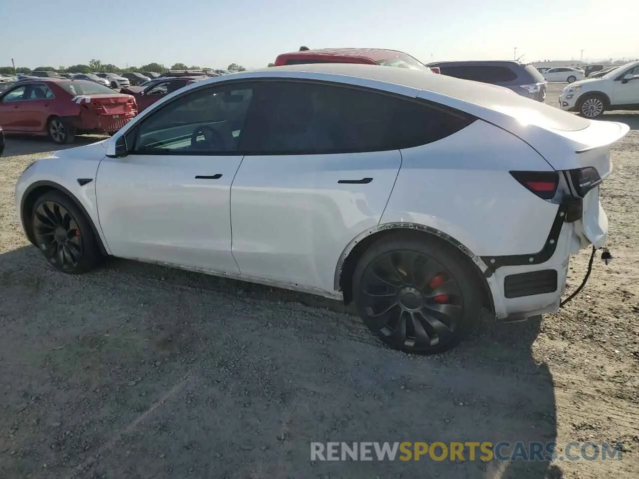 2 fotografías del automóvil dañado 7SAYGDEF5NF389815 TESLA MODEL Y 2022