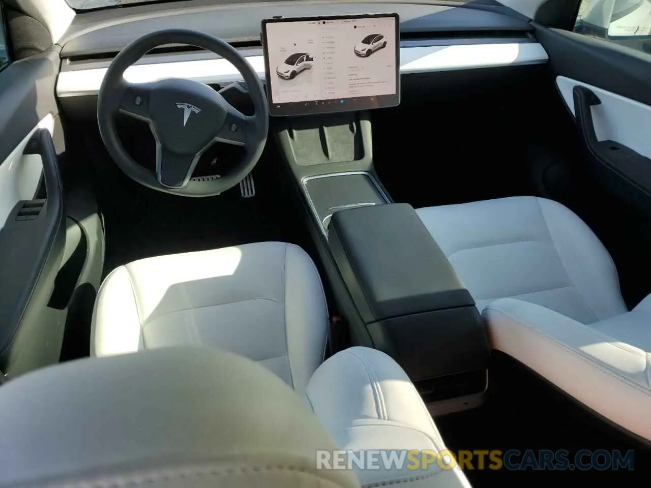 8 fotografías del automóvil dañado 7SAYGDEF5NF389815 TESLA MODEL Y 2022