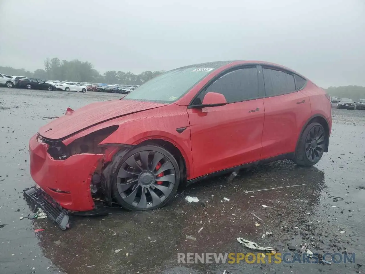 1 fotografías del automóvil dañado 7SAYGDEF5NF399938 TESLA MODEL Y 2022