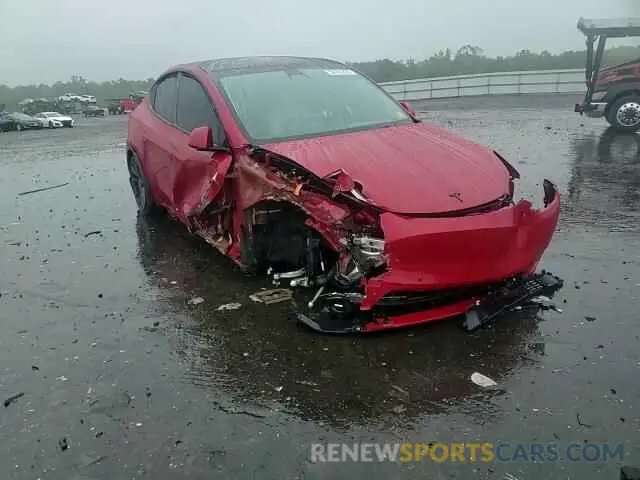 13 fotografías del automóvil dañado 7SAYGDEF5NF399938 TESLA MODEL Y 2022