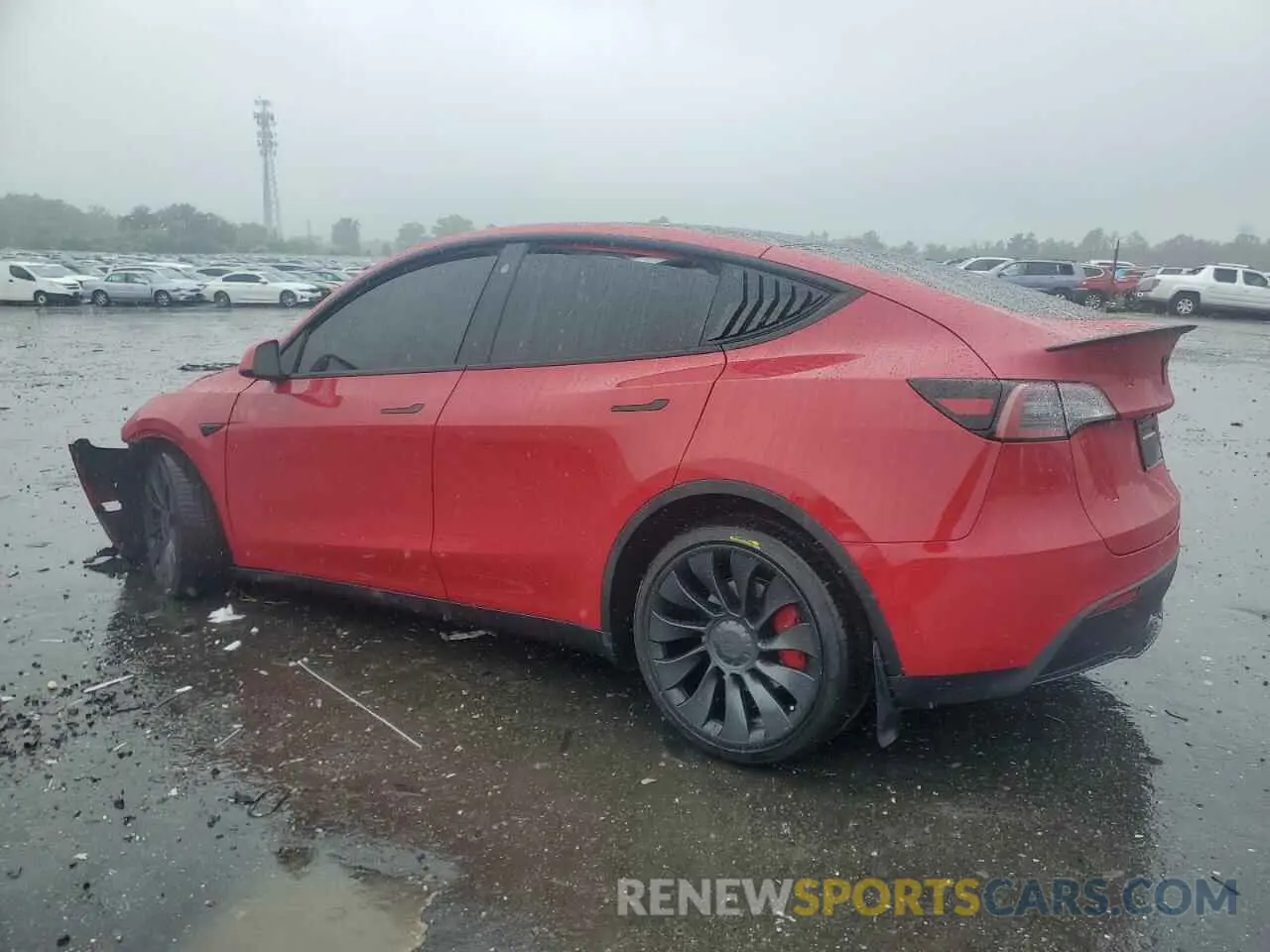 2 fotografías del automóvil dañado 7SAYGDEF5NF399938 TESLA MODEL Y 2022