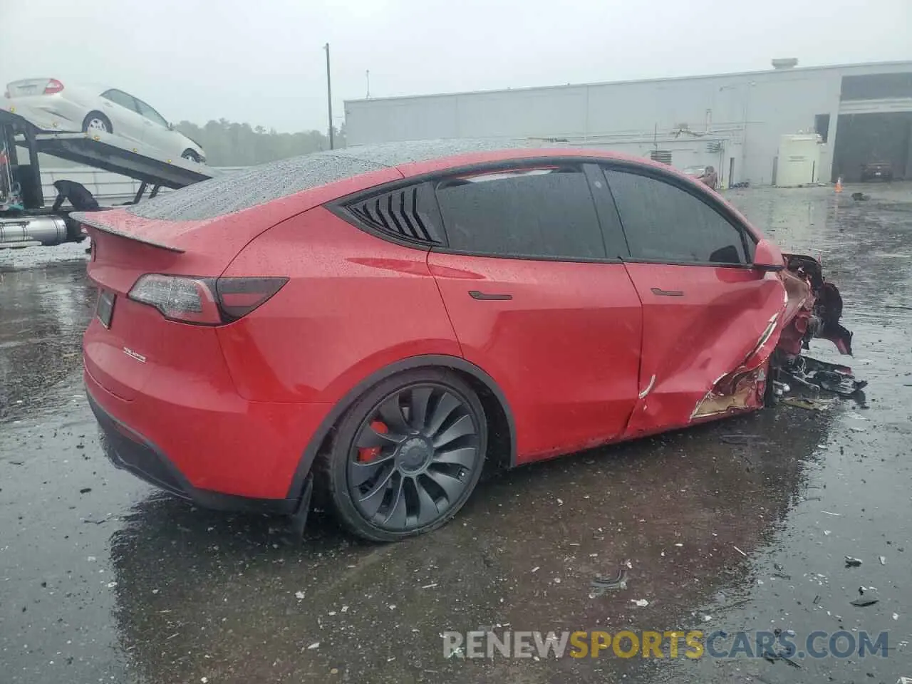 3 fotografías del automóvil dañado 7SAYGDEF5NF399938 TESLA MODEL Y 2022
