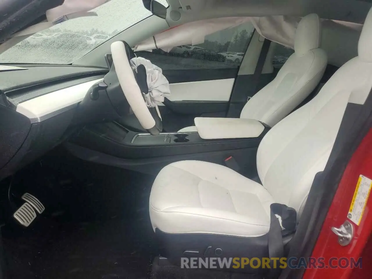 7 fotografías del automóvil dañado 7SAYGDEF5NF399938 TESLA MODEL Y 2022